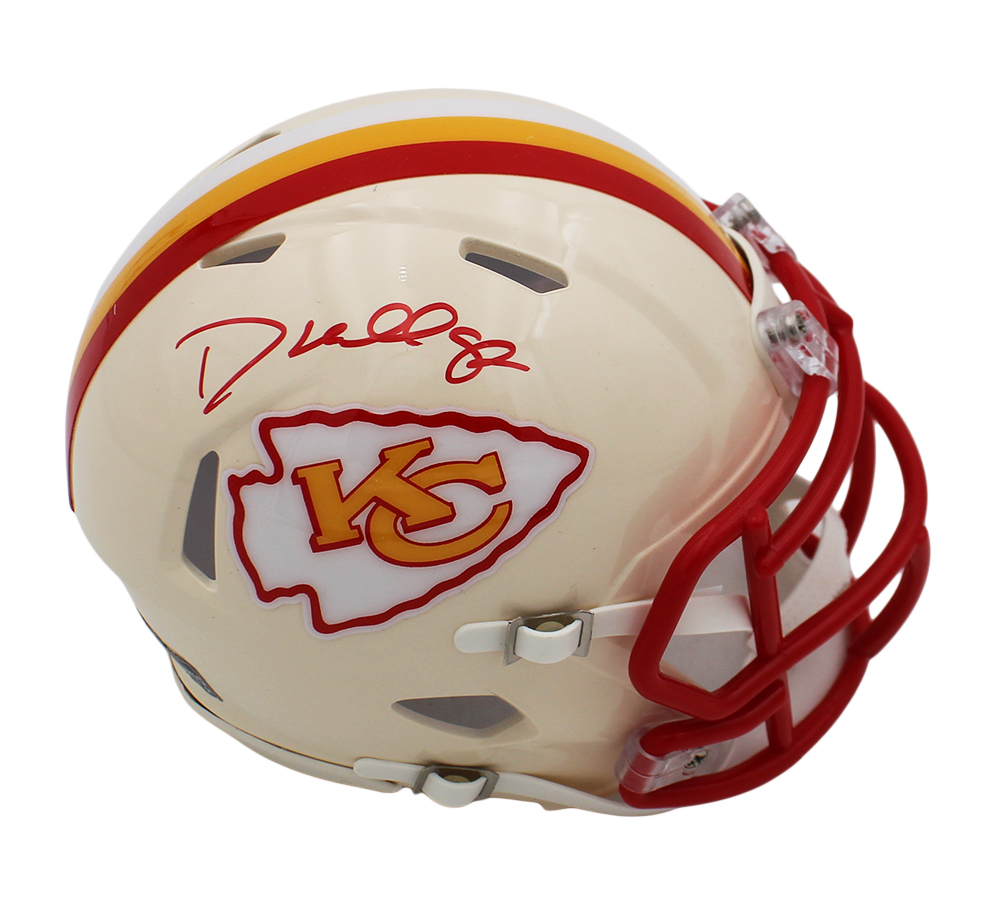 Dante Hall Signed Kansas City Chiefs Speed Retro NFL Mini Helmet