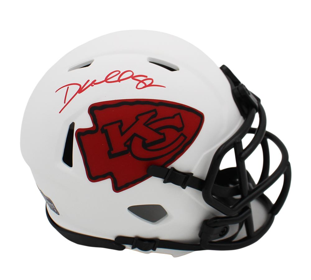 Dante Hall Signed Kansas City Chiefs Speed Lunar NFL Mini Helmet