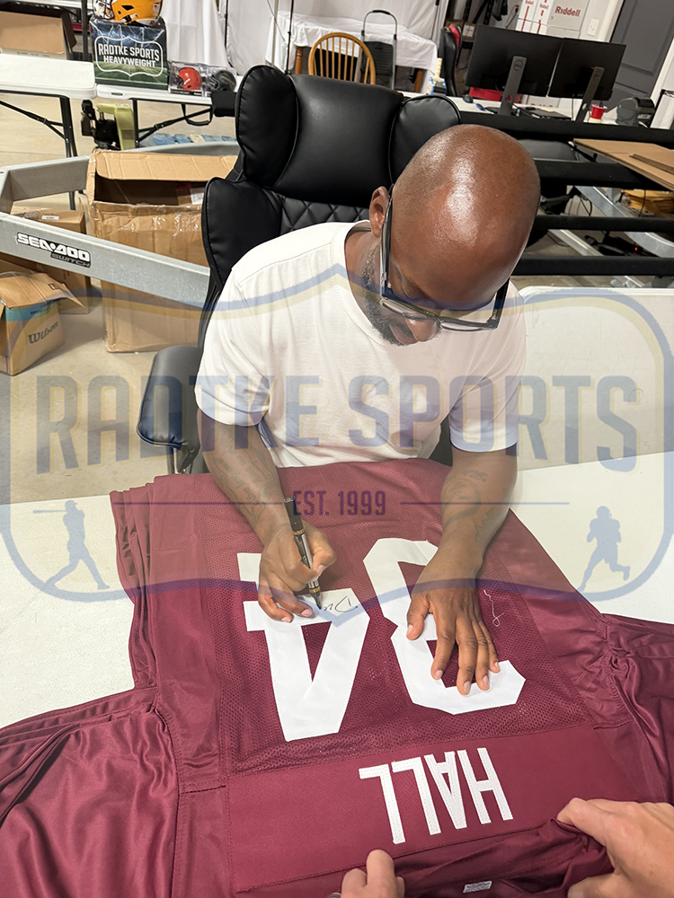 Dante Hall Signed Texas A&M Custom Maroon Jersey - Image 3