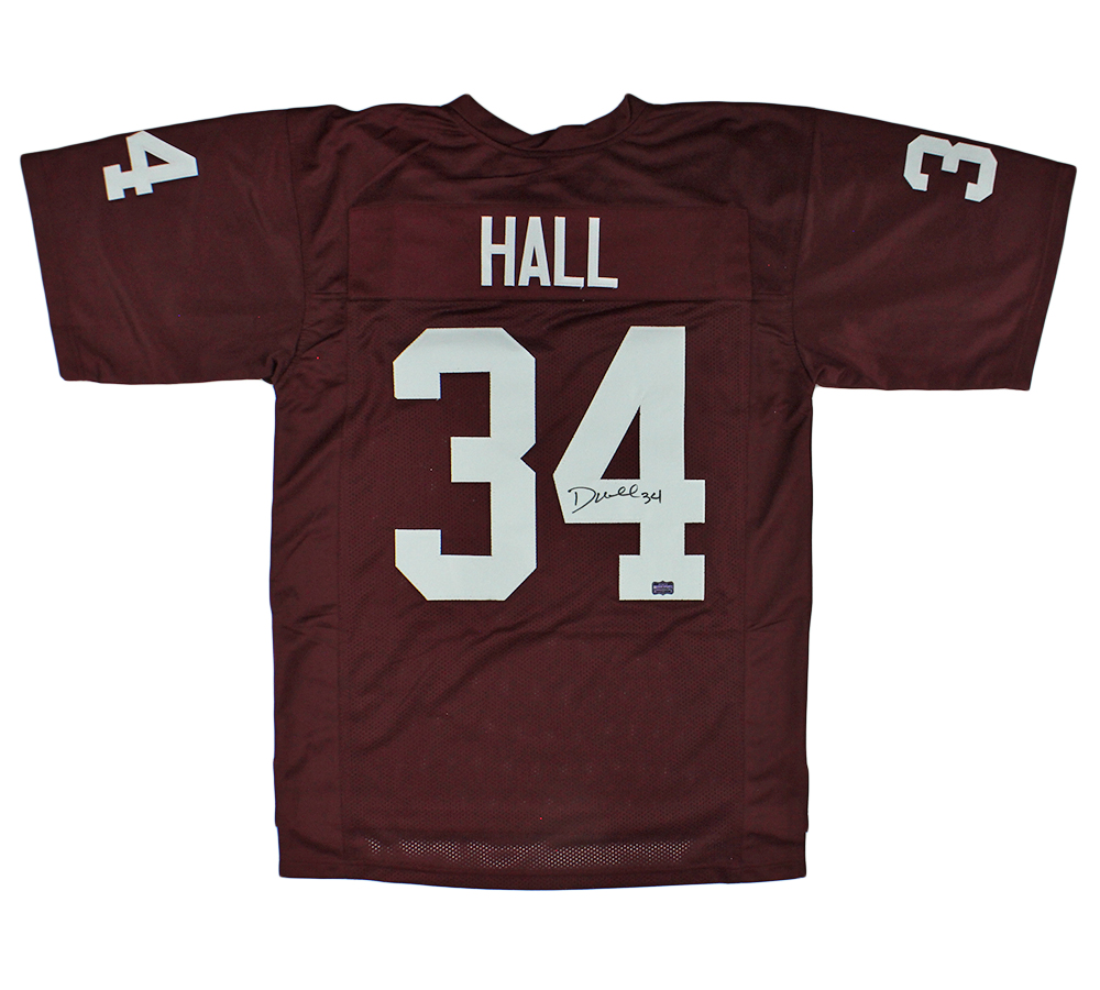 Dante Hall Signed Texas A&M Custom Maroon Jersey