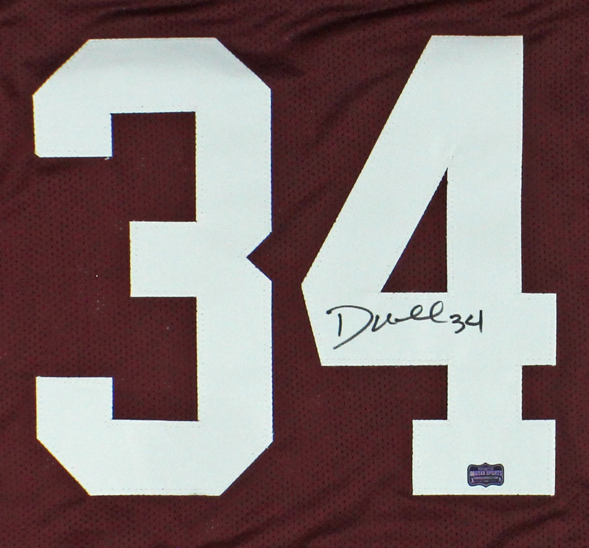 Dante Hall Signed Texas A&M Custom Maroon Jersey - Image 2