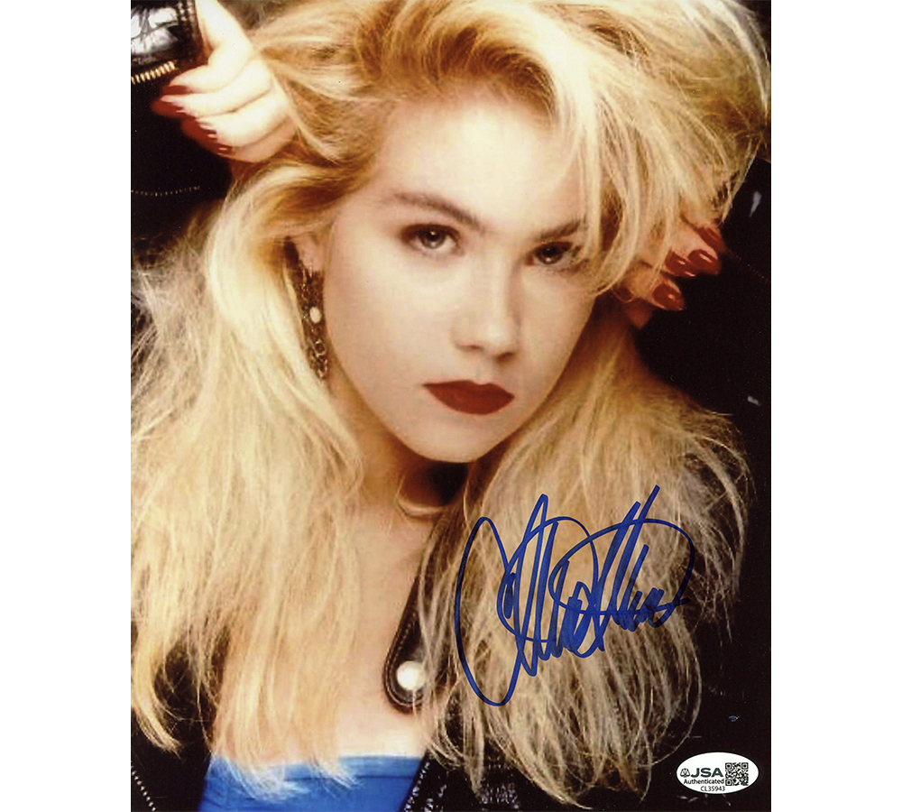 Christina Applegate Signed Married with Children Unframed 8x10 Close Up Hand by Ear Photo