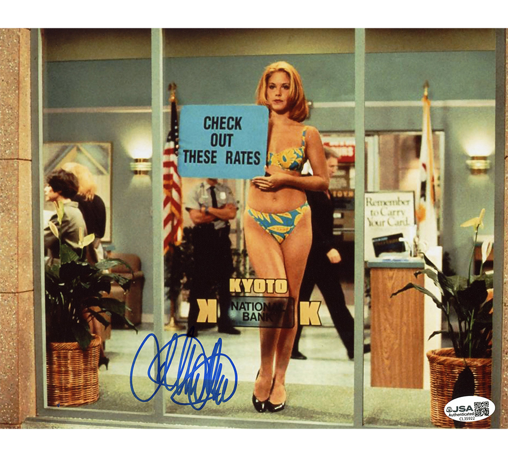 Christina Applegate Signed Married with Children Unframed 8x10 In Bikini Photo