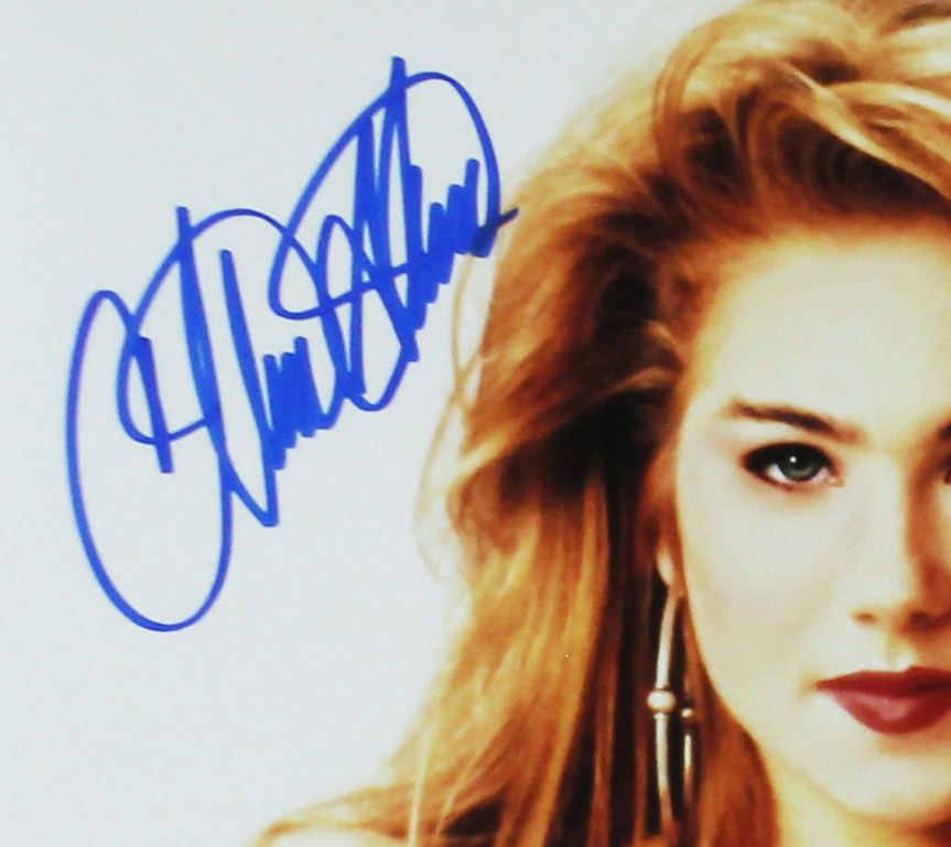 Christina Applegate Signed Married with Children Unframed 11x14 Black Cross Photo - Image 2
