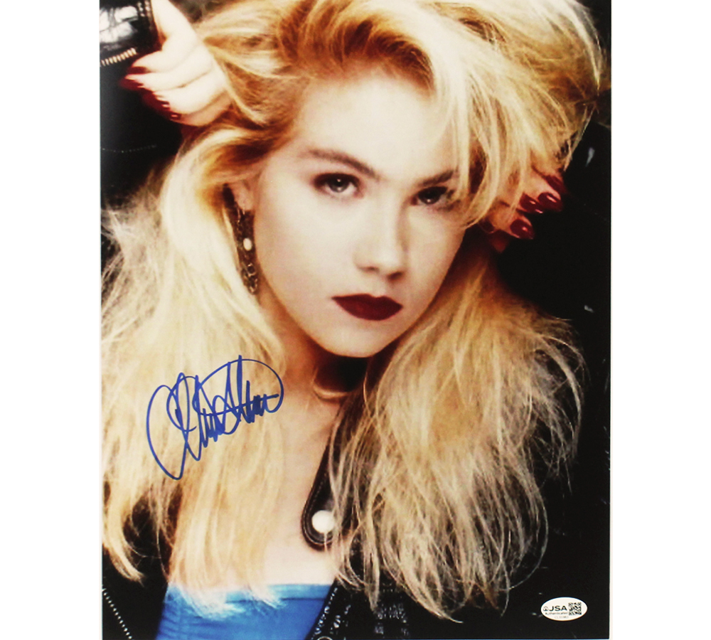 Christina Applegate Signed Married with Children Unframed 11x14 Close Up Hand by Ear Photo