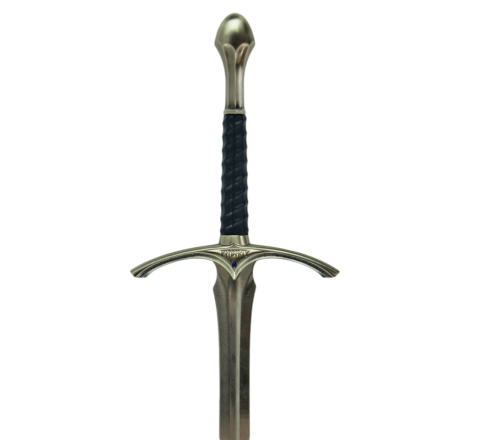 Ian McKellen Signed Lord of the Rings Glamdring 47" Stainless Steel Sword with Wall Desplay Plaque - Image 4