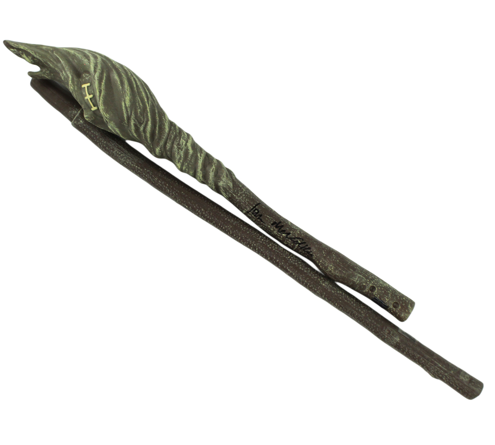 Ian McKellen Signed The Hobbit 2: Desolation of Smaug Gandalf Staff - Black Ink - Image 3