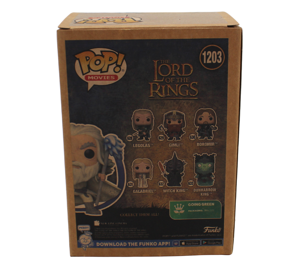 Ian McKellen Signed The Lord of the Rings #1203 Gandalf the White Funko Pop with "Gandalf the White" Inscription - Image 3