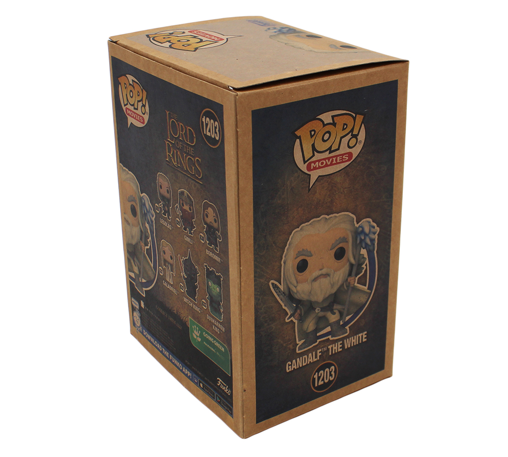 Ian McKellen Signed The Lord of the Rings #1203 Gandalf the White Funko Pop with "Gandalf the White" Inscription - Image 4