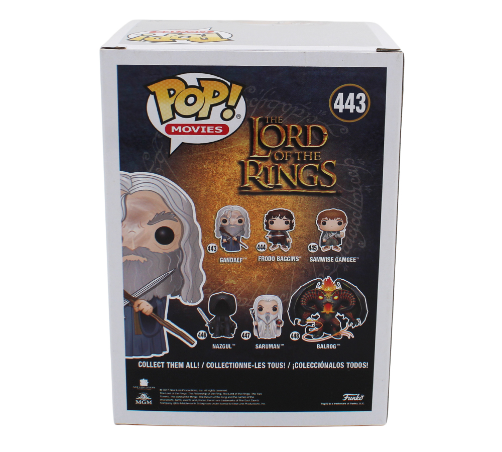 Ian McKellen Signed The Lord of the Rings #443 Gandalf Funko Pop with "Gandalf" Inscription - Image 3