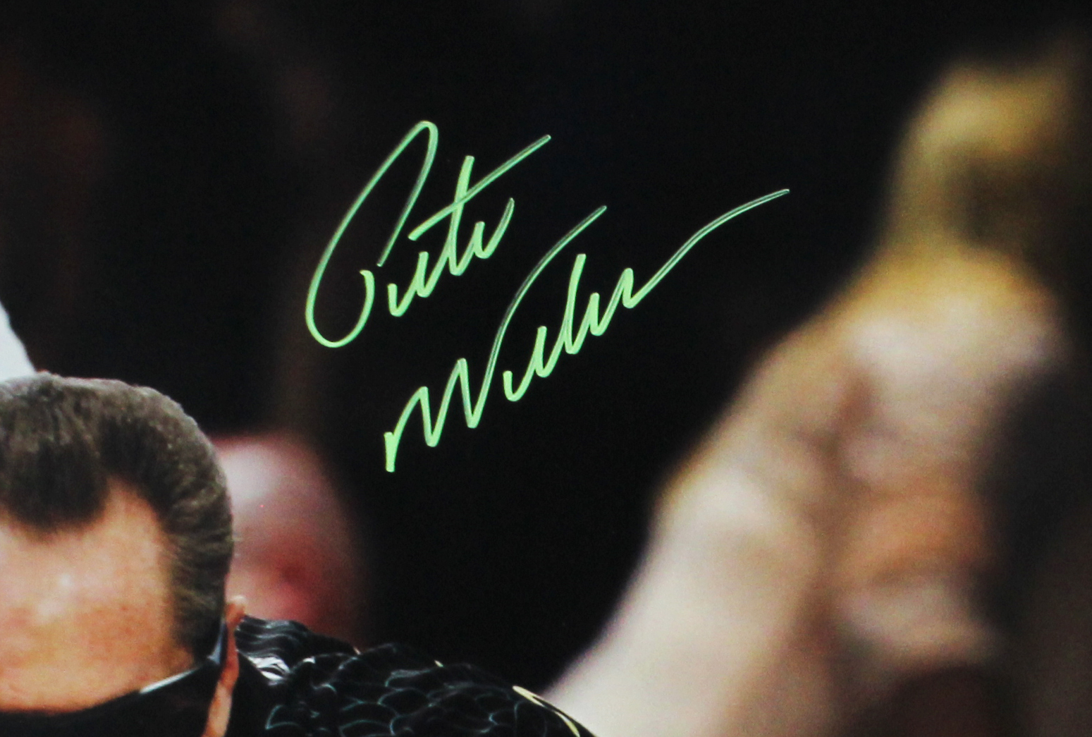 Pete Weber Signed Unframed 16x20 Bowling Photo - Green Ink - Image 2