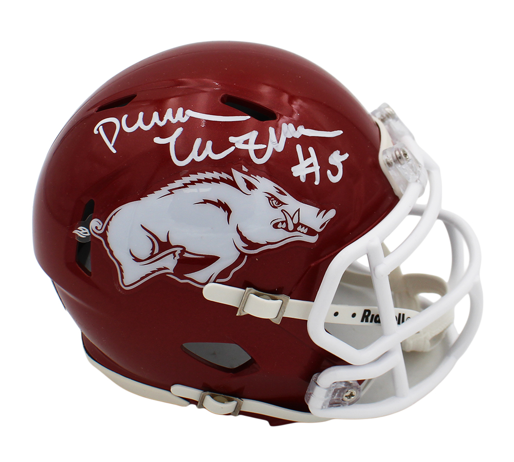 Darren McFadden Signed Arkansas Razerback Speed NCAA Mini Helmet