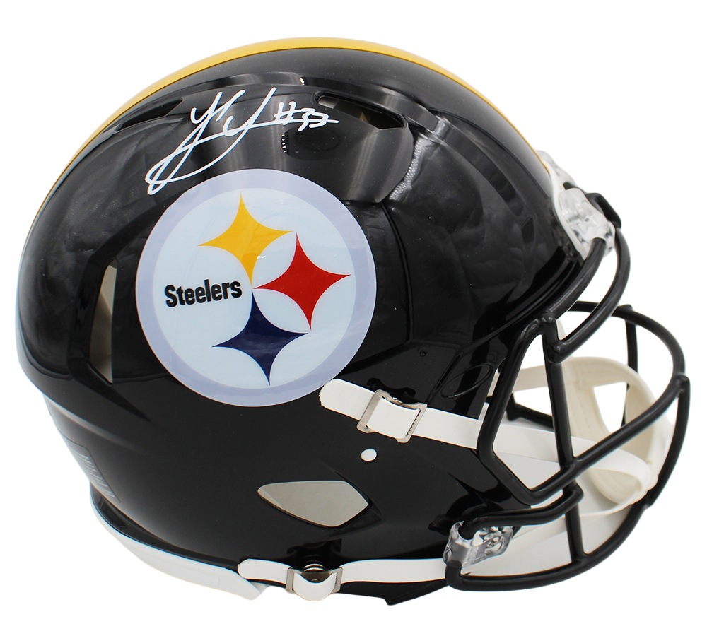 Jack Sawyer Signed Pittsburgh Steelers Speed Authentic NFL Helmet - Image 2