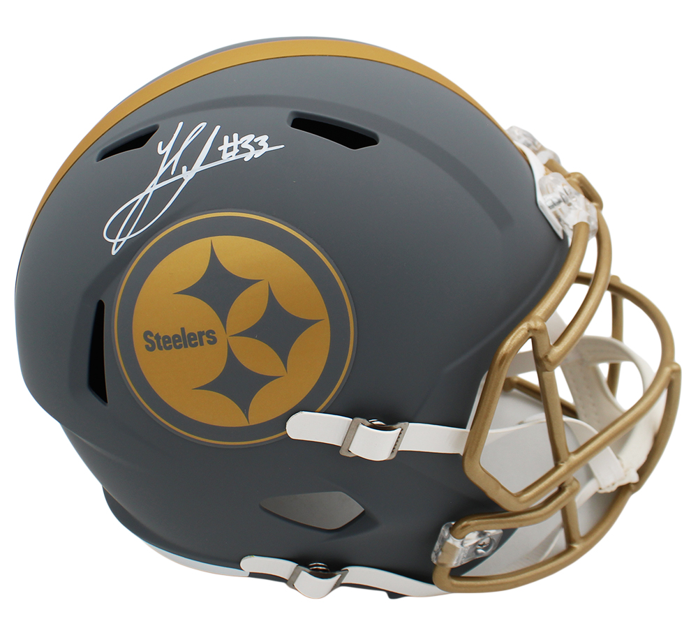 Jack Sawyer Signed Pittsburgh Steelers Speed Full Size Slate NFL Helmet