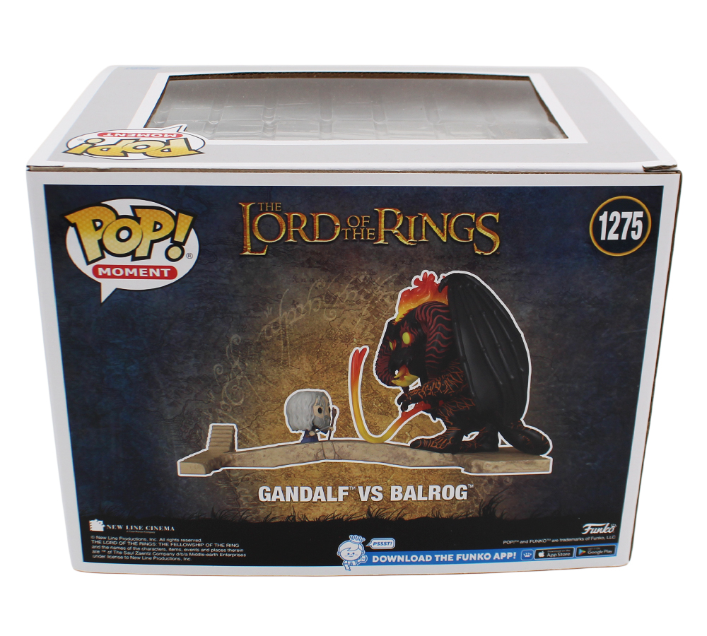 Ian McKellen Signed The Lord of the Rings #1275 Gandalf vs Balrog Funko Pop with "You Shall Not Pass" Inscription - Image 4