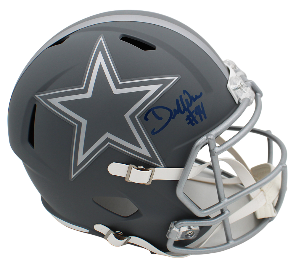 DeMarcus Ware Signed Dallas Cowboys Speed Full Size Slate NFL Helmet