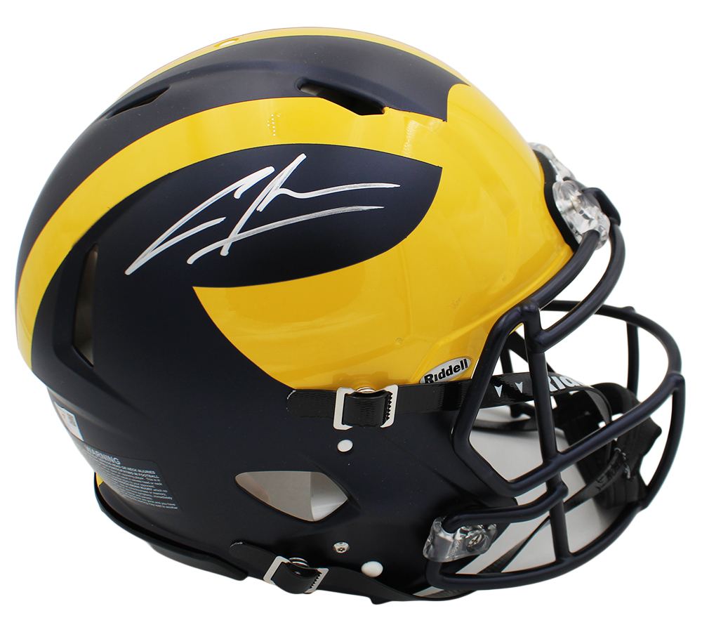 authentic michigan wolverines football helmet JJ McCARTHY SIGNED F/S SPEEDFLEX Super Sports Center Buy this collectible Charles Woodson Signed Michigan Wolverines