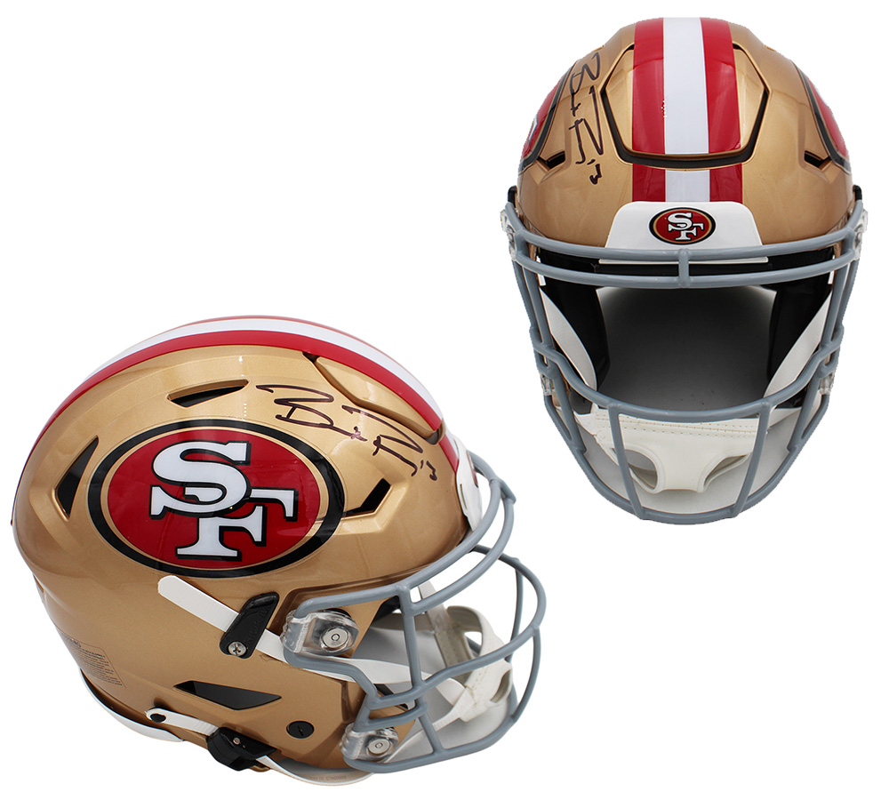 Brock Purdy San Francisco 49ers Speed Flex Authentic NFL Helmet