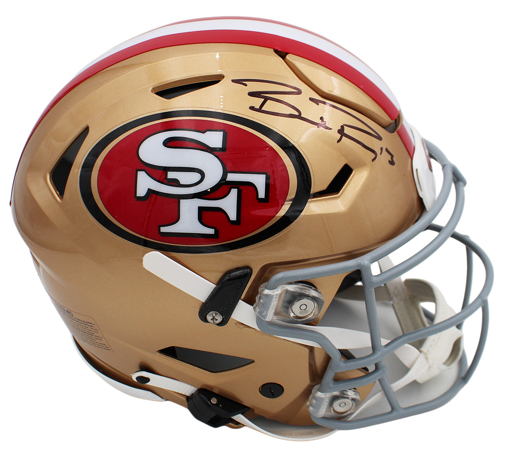 Brock Purdy San Francisco 49ers Speed Flex Authentic NFL Helmet - Image 2
