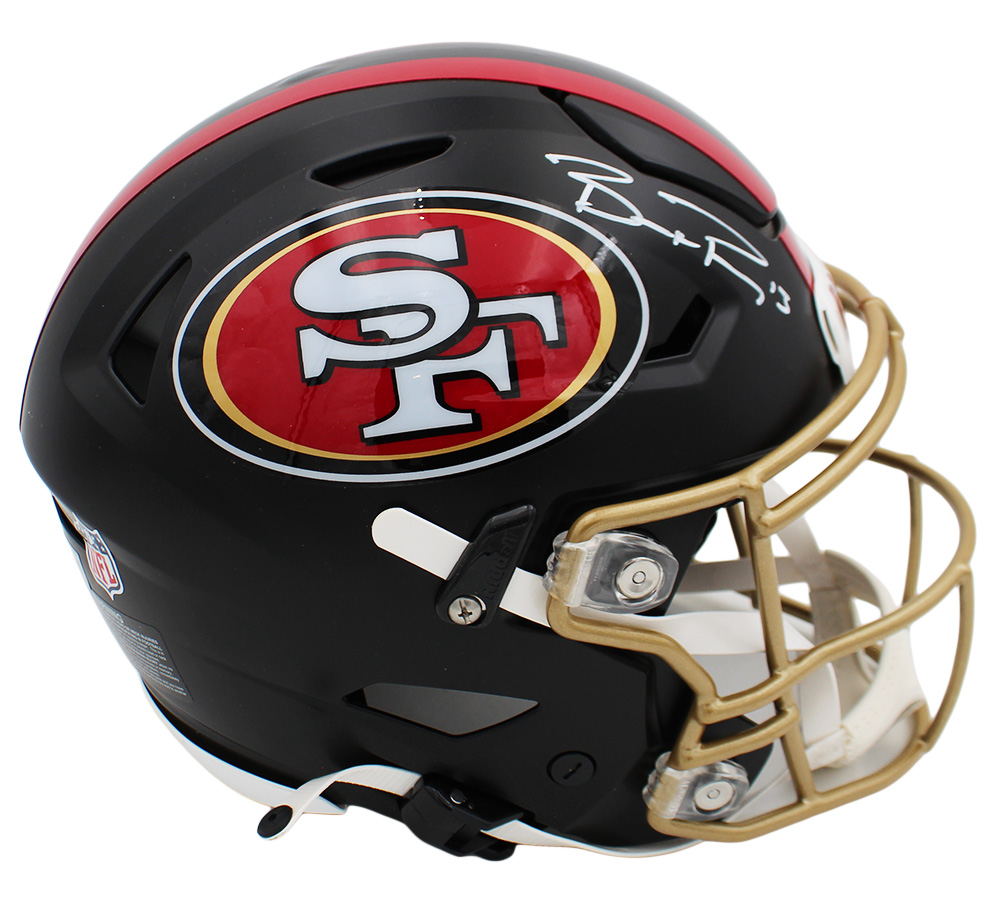 Brock Purdy San Francisco 49ers Speed Flex Authentic Rivalries NFL Helmet - Image 2
