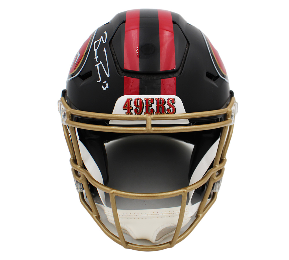 Brock Purdy San Francisco 49ers Speed Flex Authentic Rivalries NFL Helmet - Image 3