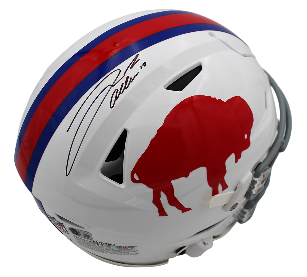 Josh Allen Signed Buffalo Bills Speed Authentic Flex Throwback 1965-1973 NFL Helmet