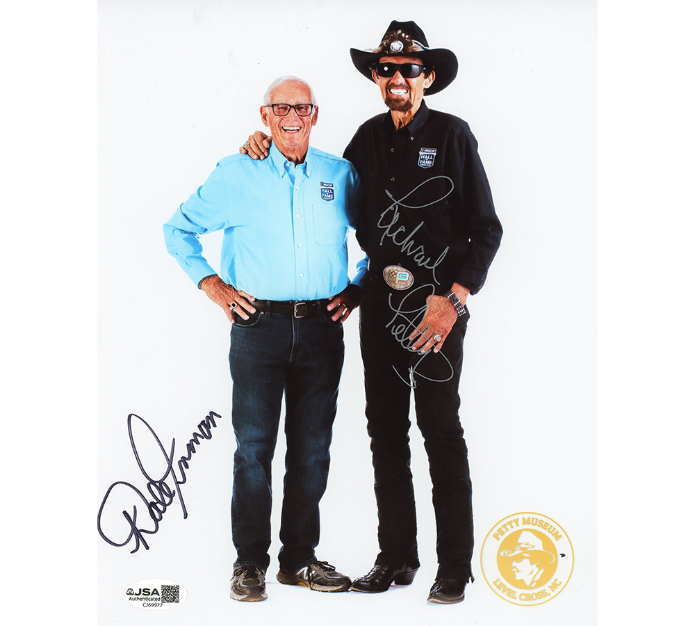 Richard Petty and Dale Inman Signed NASCAR Unframed 8x10 Photo