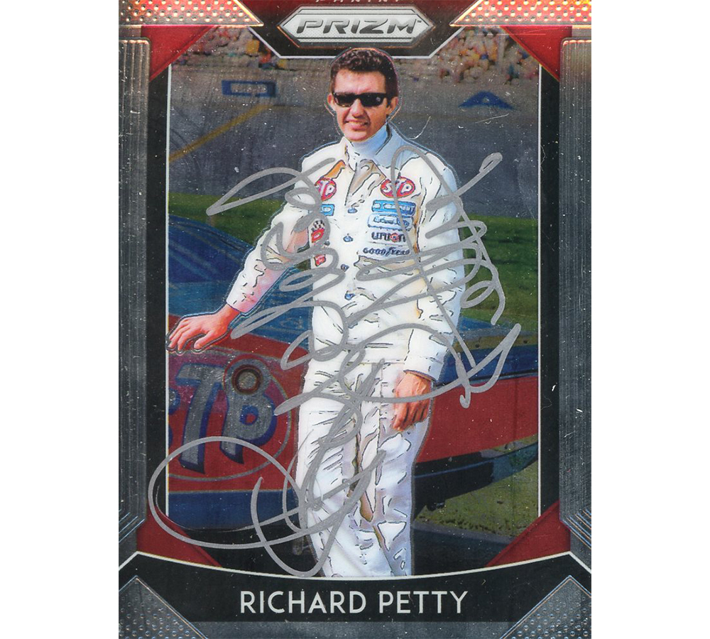 Richard Petty Signed NASCAR 2019 Panini Prizm Racing #40 Card