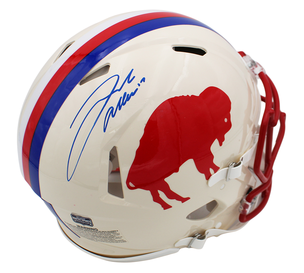 Josh Allen Signed Buffalo Bills Speed Authentic Retro NFL Helmet