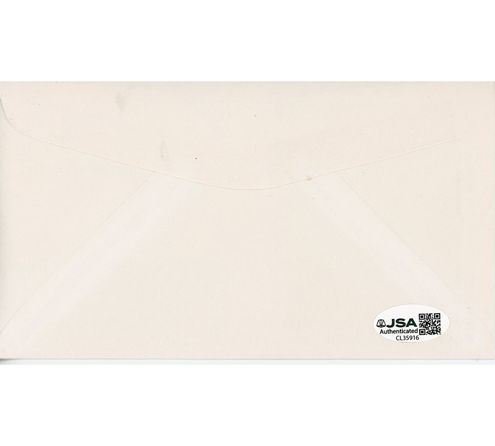 Nolan Ryan Signed Texas Rangers Aug 22,1989 5000 Strikeouts Cachet Envelope - Image 2