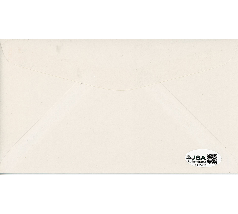 Nolan Ryan Signed Texas Rangers July 31, 1990 300 Wins Cachet Envelope - Image 2