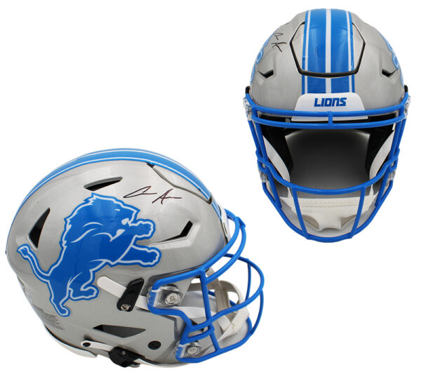 detroit lions speedflex helmet BARRY SANDERS SIGNED 2024 AUTHENTIC W/ LION KING This helmet is the most authentically Jared Goff Signed Detroit Lions