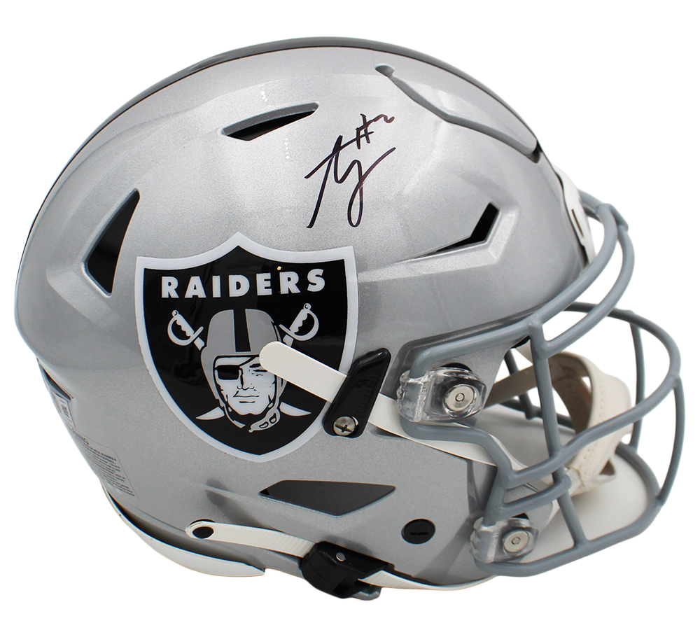 Ashton Jeanty Signed Las Vegas Raiders Speed Flex Authentic NFL Helmet - Image 2