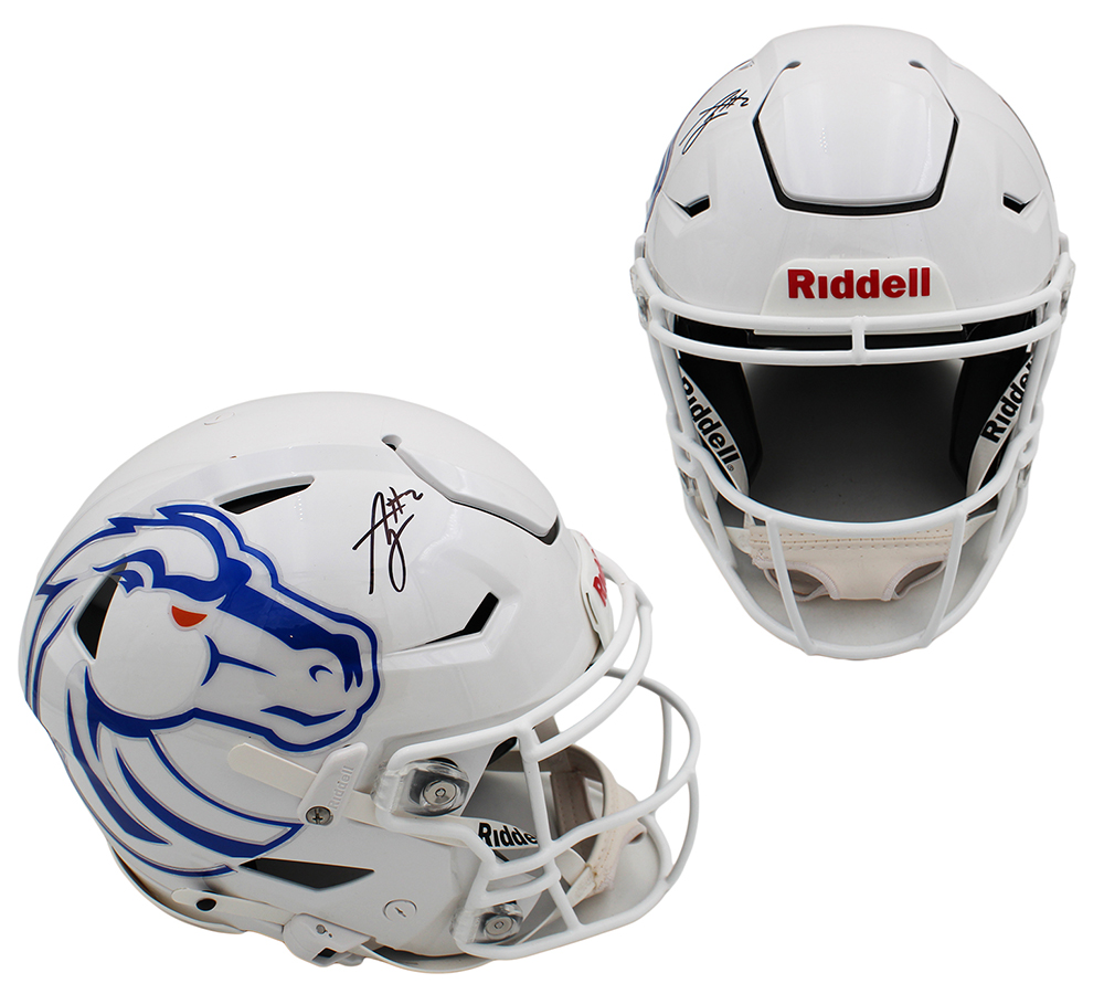 Ashton Jeanty Signed Boise State Broncos Speed Flex Authentic NCAA Helmet