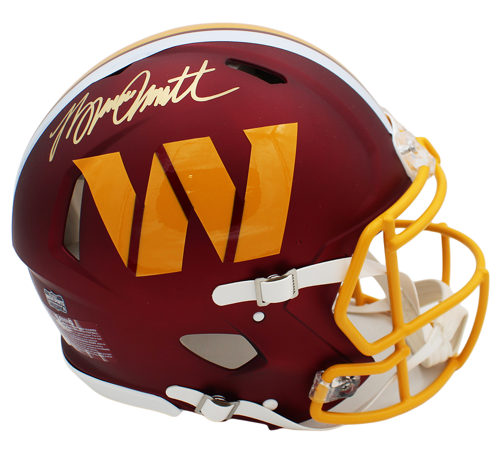 Bruce Smith Signed Washington Football Team Speed Authentic ALT 2025 NFL Helmet - Image 2