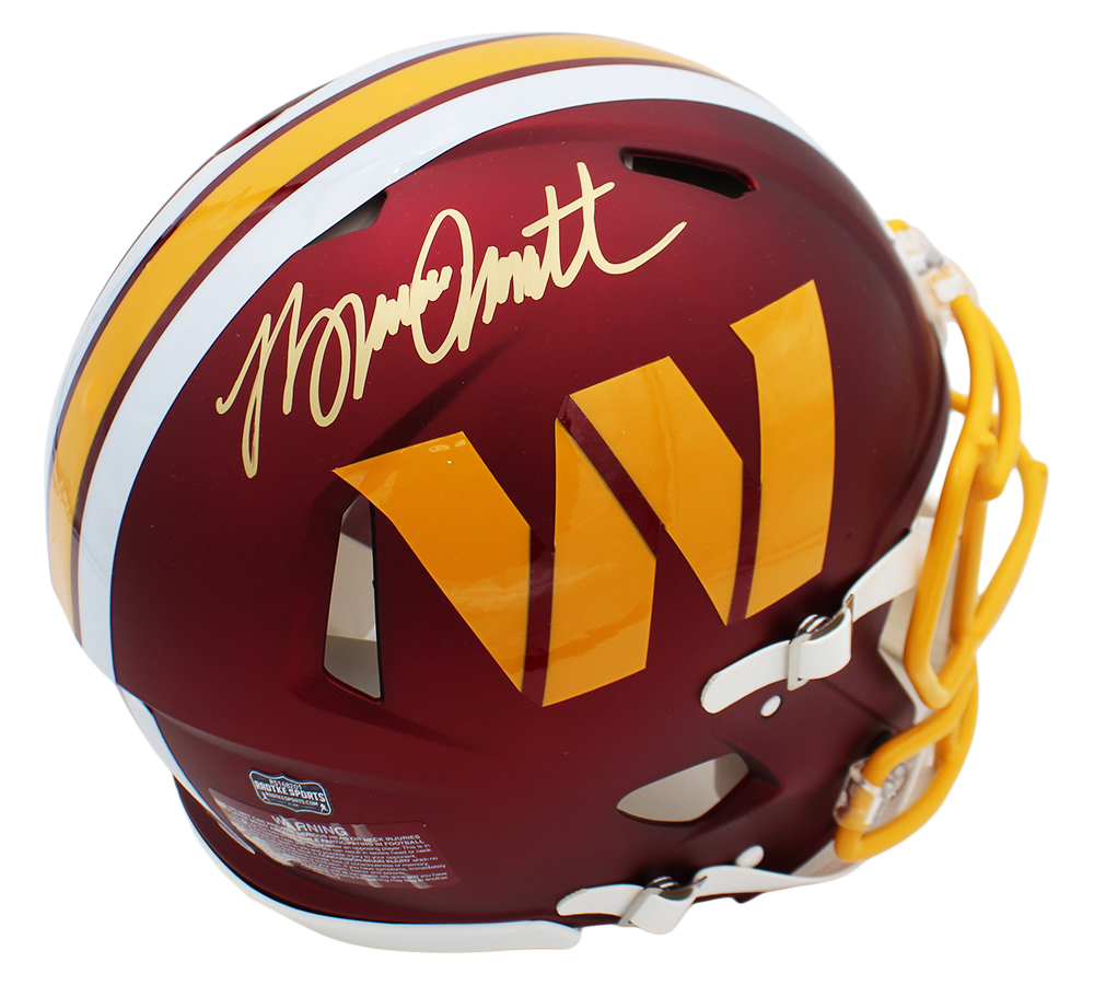 Bruce Smith Signed Washington Football Team Speed Authentic ALT 2025 NFL Helmet