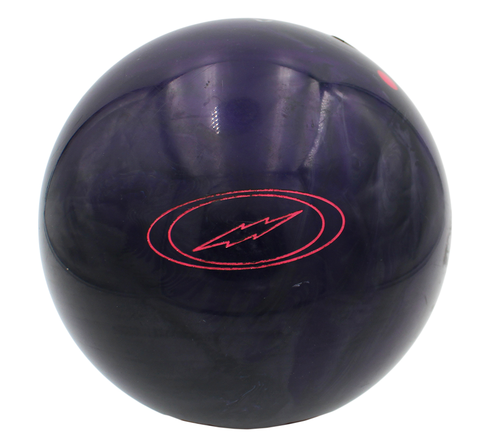 Pete Weber Signed Game Used Typhoon Purple and Silver Bowling Ball with "Who Do You Think You Are? I Am!!" Inscription - Image 4