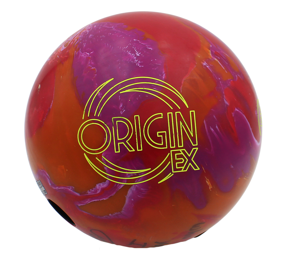 Pete Weber Signed Game Used Global Orange, Pink Bowling Ball with "Who Do You Think You Are? I Am!!" Inscription - Image 3