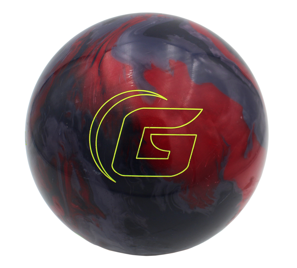 Pete Weber Signed Game Used Global Gray and Red Bowling Ball with "PBA Used" Inscription - Image 3