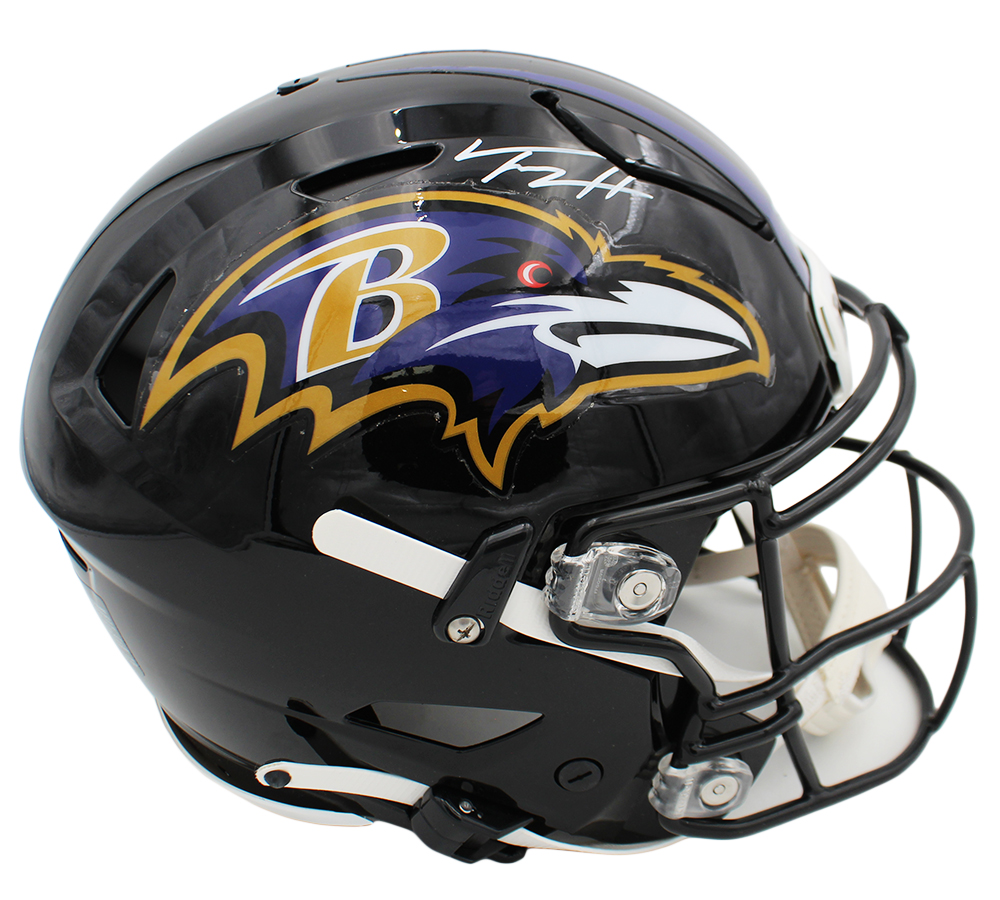 Trey Hendrickson Signed Baltimore Ravens Speed Flex Authentic NFL Helmet - Image 2