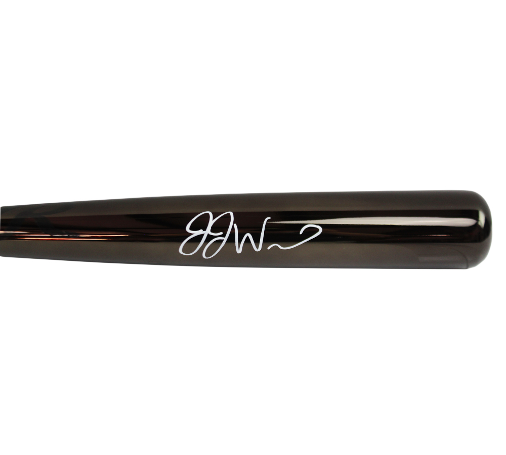 JJ Wetherholt Signed St. Louis Cardinals Rawlings Chrome Black MLB Bat - Image 2