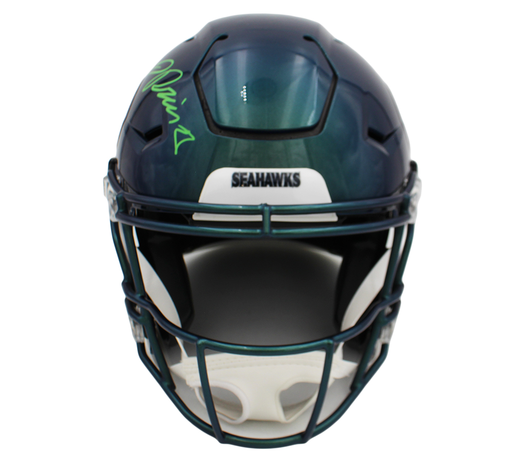 Jadarian Price Signed Seattle Seahawks Speed Flex Authentic Rivalries NFL Helmet - Image 3