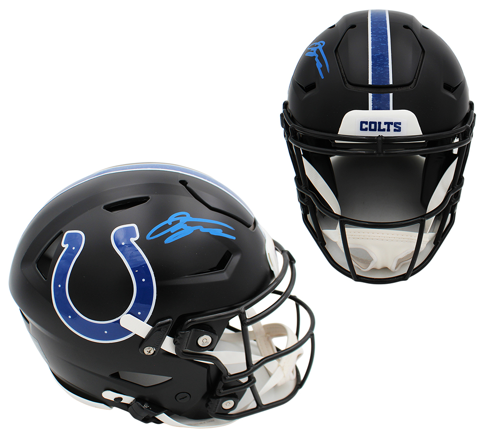 Jonathan Taylor Signed Indianapolis Colts Speed Flex Authentic Midnight Black NFL Helmet
