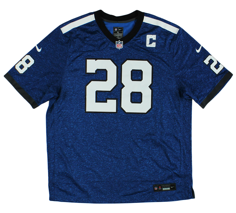 Jonathan Taylor Signed Indianapolis Colts Nike Royal Blue Indiana Night NFL Jersey - Image 3