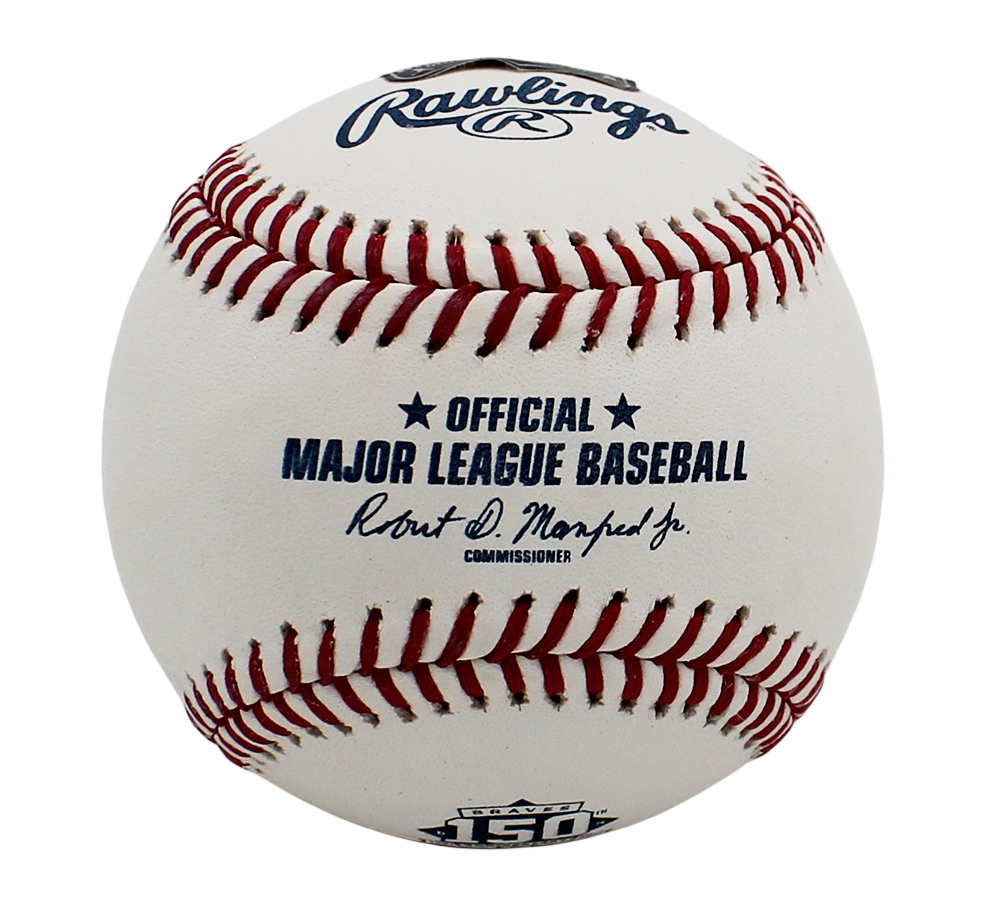Austin Riley Signed Atlanta Braves Rawlings Official Major League 150th Anniversary Baseball - Image 2