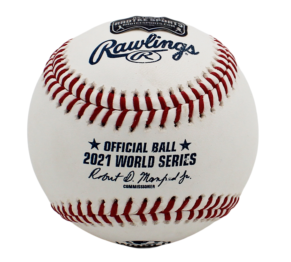 Austin Riley Signed Atlanta Braves Rawlings Official Major League 2021 World Series Baseball - Image 2
