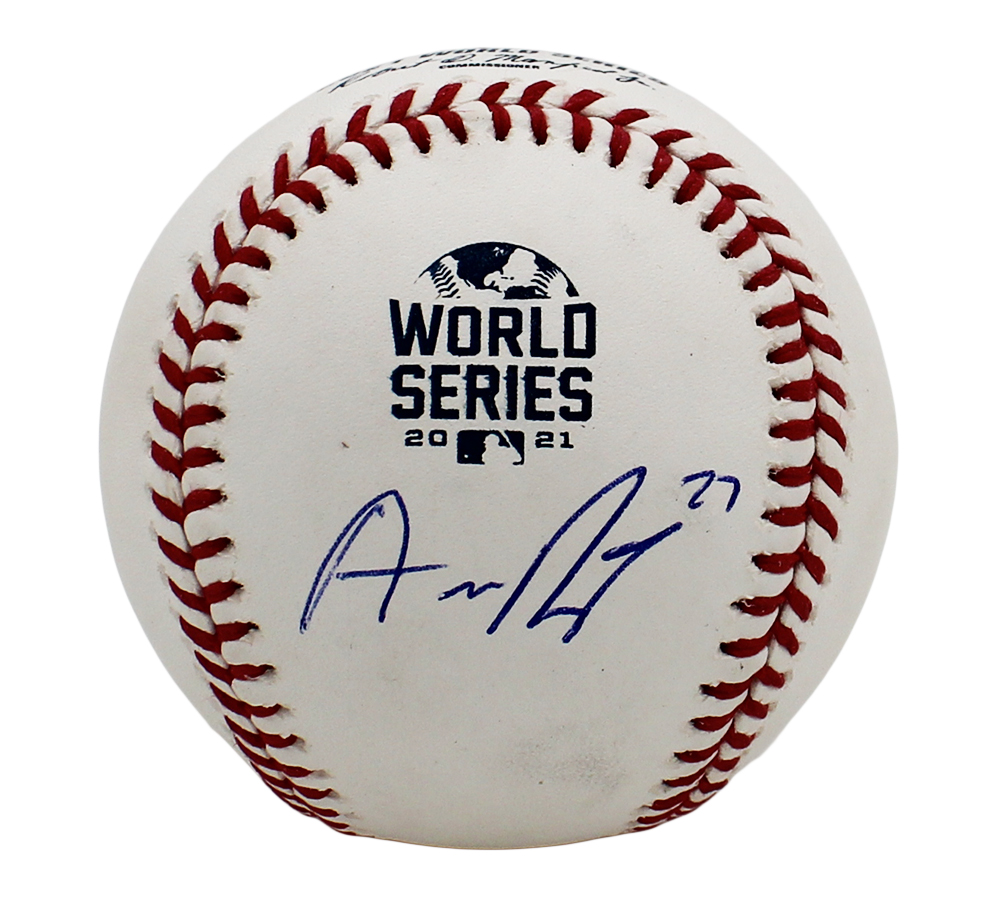 Austin Riley Signed Atlanta Braves Rawlings Official Major League 2021 World Series Baseball