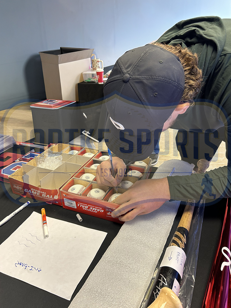 Austin Riley Signed Atlanta Braves Rawlings Official Major League 2021 World Series Baseball - Image 3