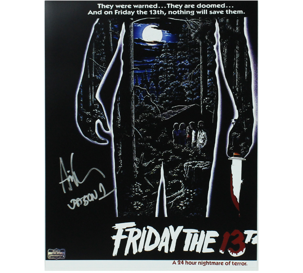 Ari Lehman Signed Friday the 13th Unframed 11x14 Silhouette Photo with "Jason 1" Inscription