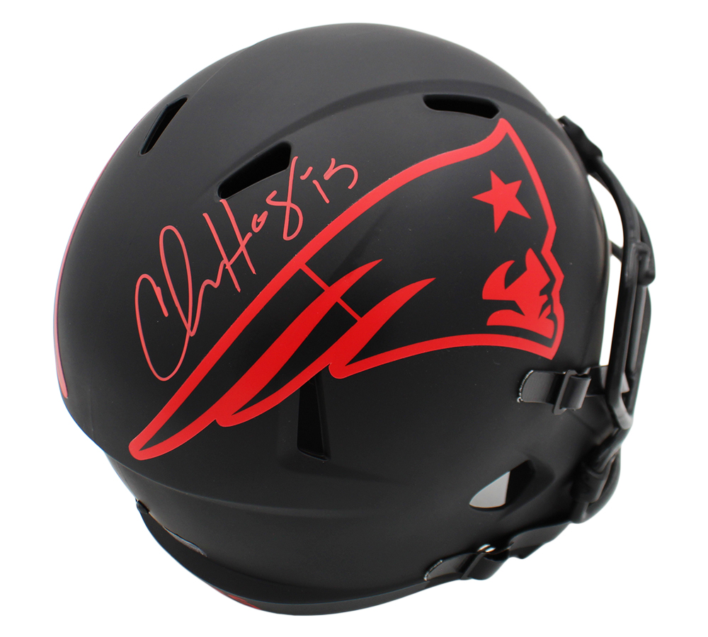 Chris Hogan Signed New England Patriots Speed Full Size Eclipse NFL Helmet